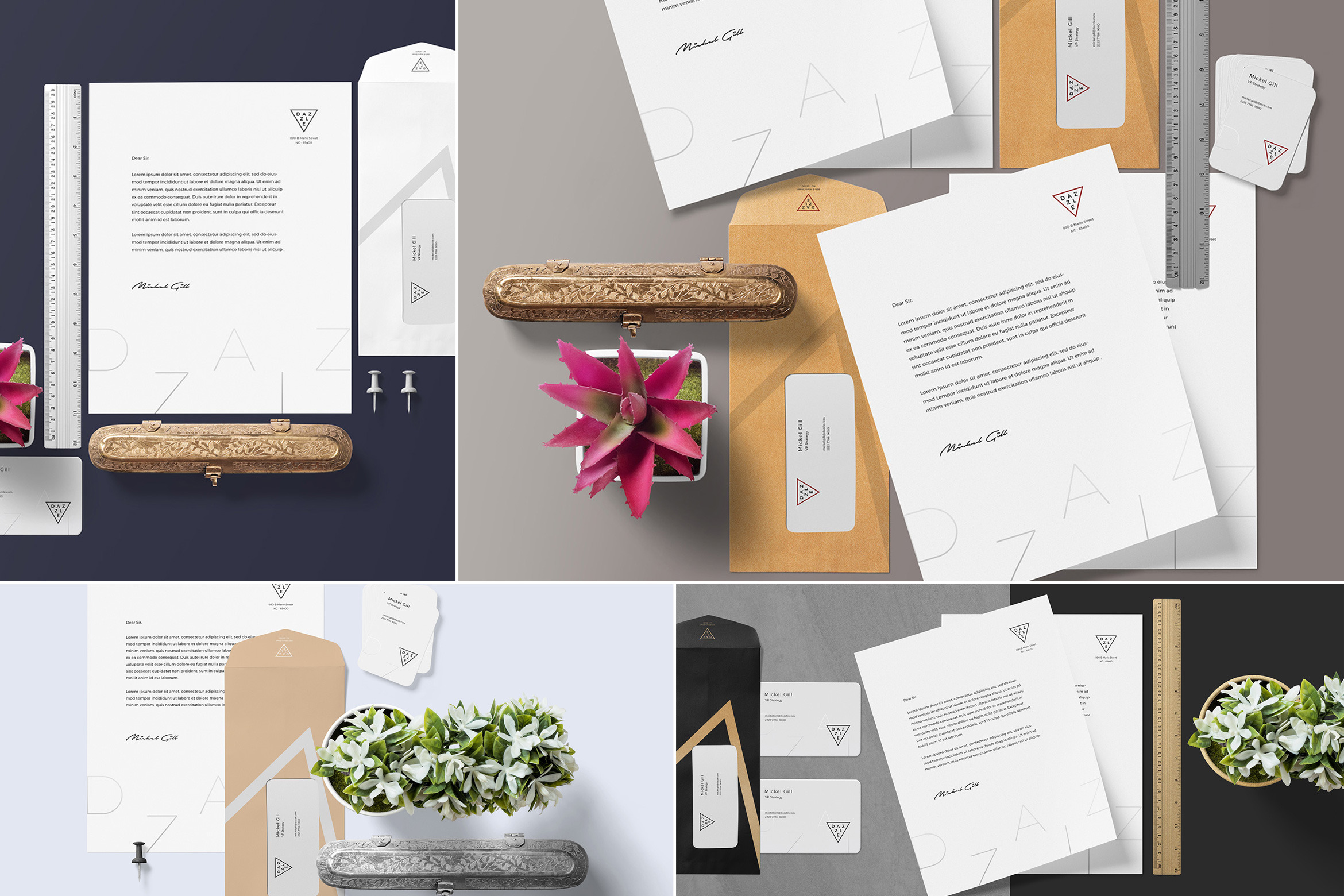 Download Stationery Mockups Scene Creative Illustrator Templates Creative Market PSD Mockup Templates