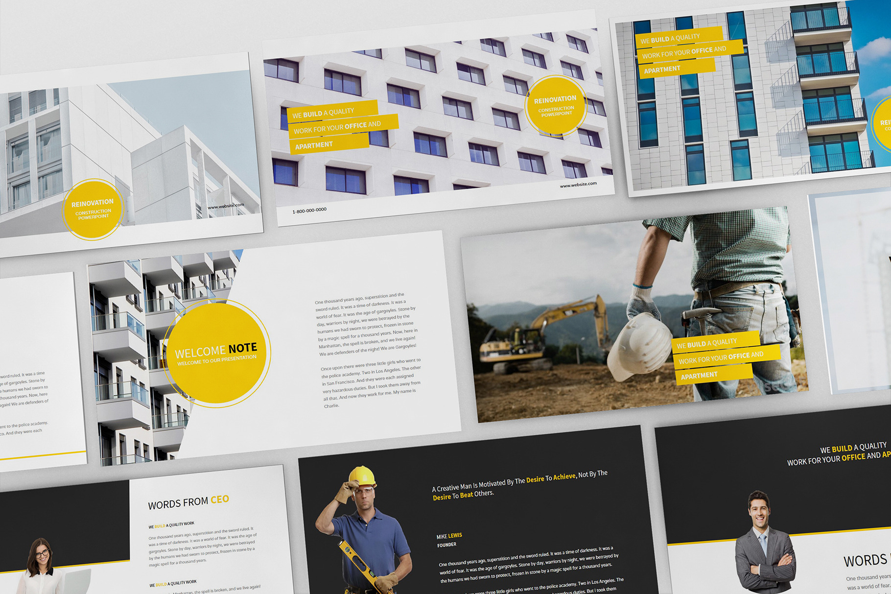 ppt presentation for builders