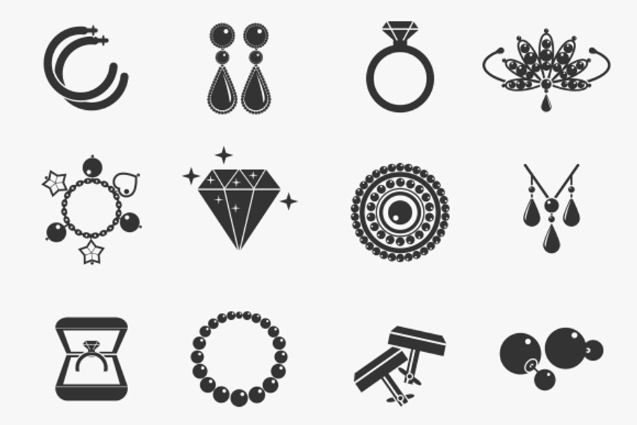 Jewelry | Pre-Designed Illustrator Graphics ~ Creative Market