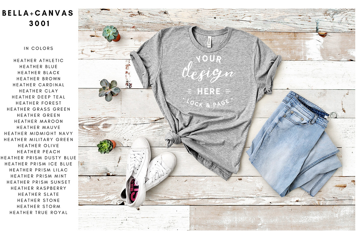 Download Mockup Bundle Bella Canvas T-Shirt | Creative Illustrator ...