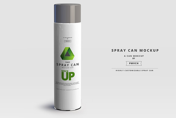 Download Spray Can Mockup Large Size Creative Photoshop Templates Creative Market PSD Mockup Templates