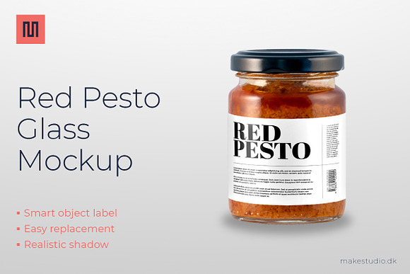 Download Red Pesto Mockup Photoshop Creative Market