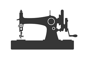 Download Vintage Sewing Machine Icon Pre Designed Photoshop Graphics Creative Market