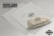 Download Long Sandwich Paper Liner Mockup Creative Photoshop Templates Creative Market PSD Mockup Templates