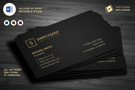 Burberry Business Card  Business Card Templates ~ Creative Market