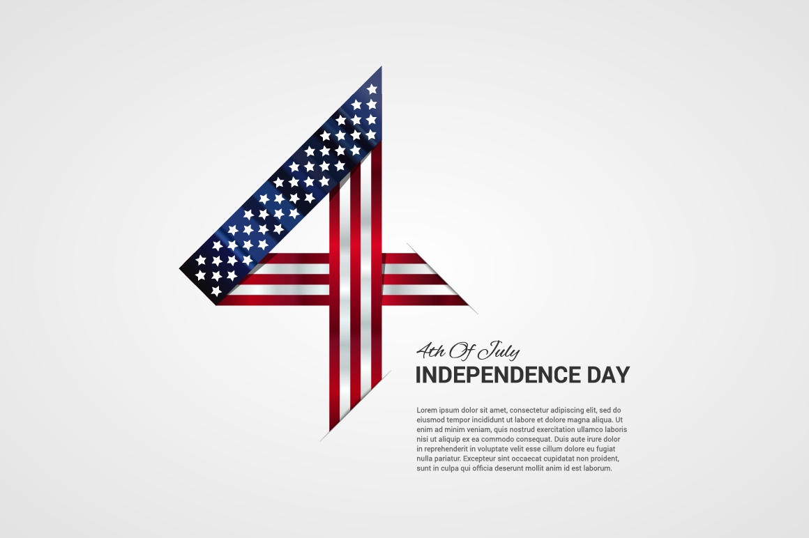 4th of July vector background | Pre-Designed Illustrator Graphics