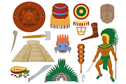 Aztec vector mexican ancient culture | Decorative Illustrations ...