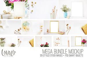 Download 129 Wedding Stationery Mockup Bundle Creative Photoshop Templates Creative Market PSD Mockup Templates