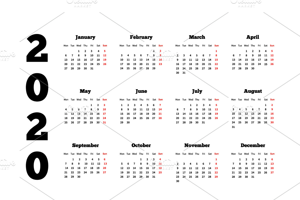 Calendar on 2022 year on white | Pre-Designed Photoshop Graphics