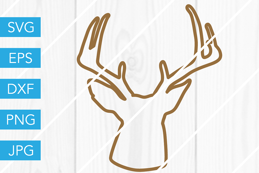 Download Deer Head Svg Cut File Pre Designed Vector Graphics Creative Market