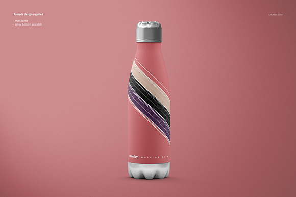 Download Insulated Vacuum Bottle Mockup Set Creative Photoshop Templates Creative Market