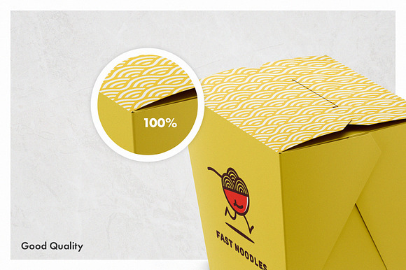 Download Noodles Box Mockup Set Creative Photoshop Templates Creative Market