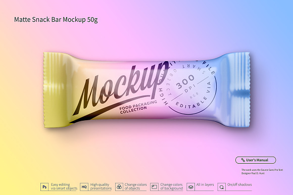 Download Matte Snack Bar Mockup Creative Photoshop Templates Creative Market