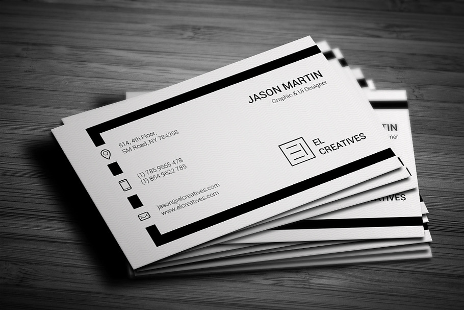 Soft Corporate Business Card | Creative Photoshop Templates ~ Creative ...