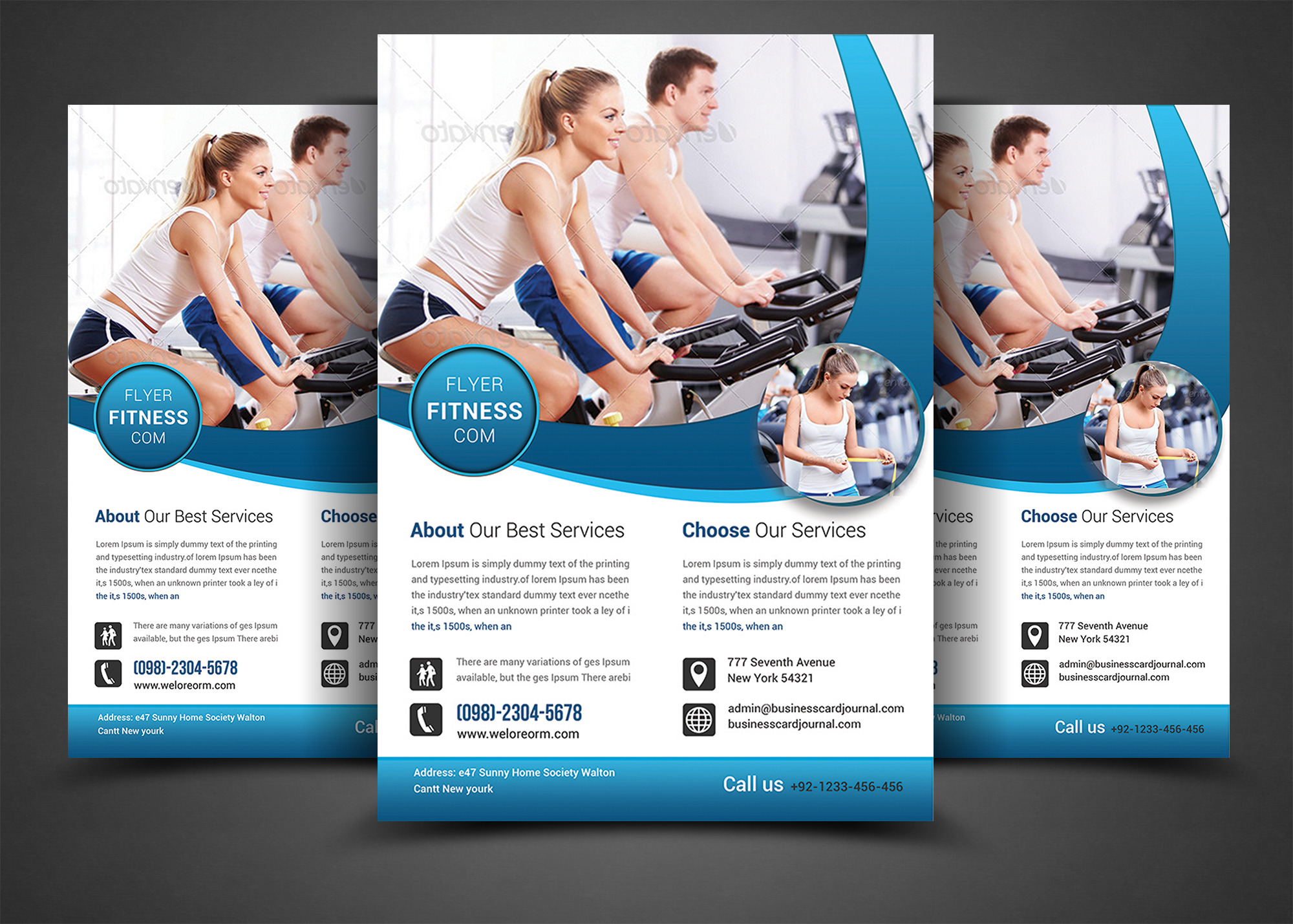 Fitness Flyer Gym Flyer Creative Photoshop Templates Creative Market