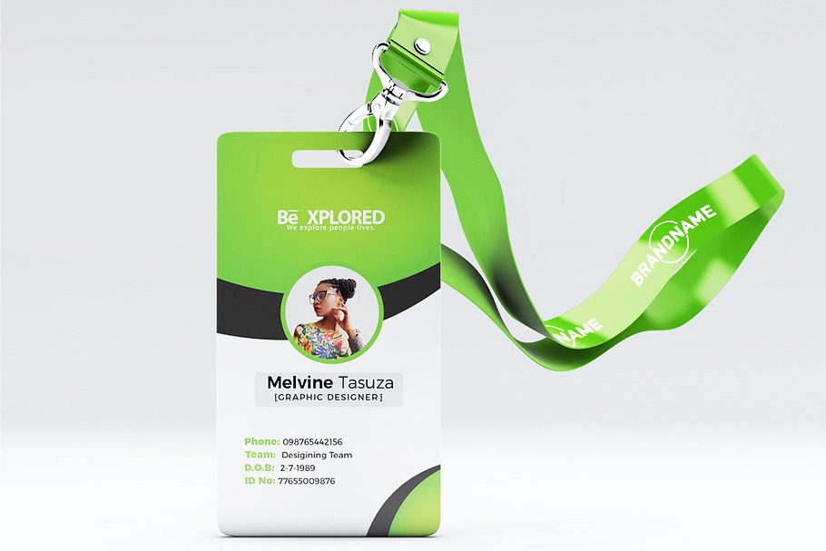 Professional Id Card Template 07 Creative Photoshop Templates