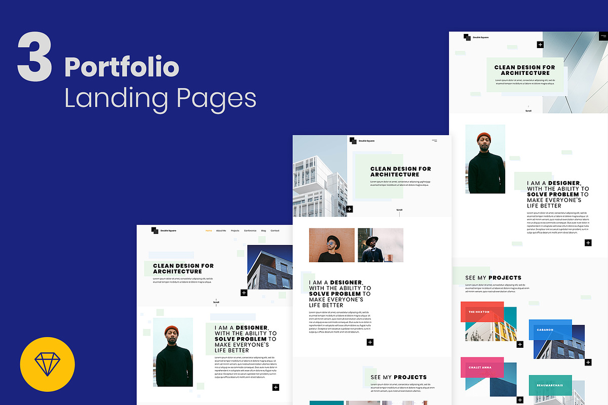 Portfolio Landing Pages for Creative | Creative UI Kits and Libraries ...