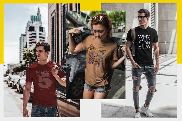 Download T-Shirt Mock-Up Urban Style | Creative Photoshop Templates ...