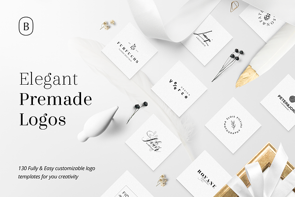 70 Elegant Logos (Extended License) | Creative Illustrator Templates ...