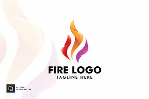 Fire Storm Logo Creative Illustrator Templates Creative Market