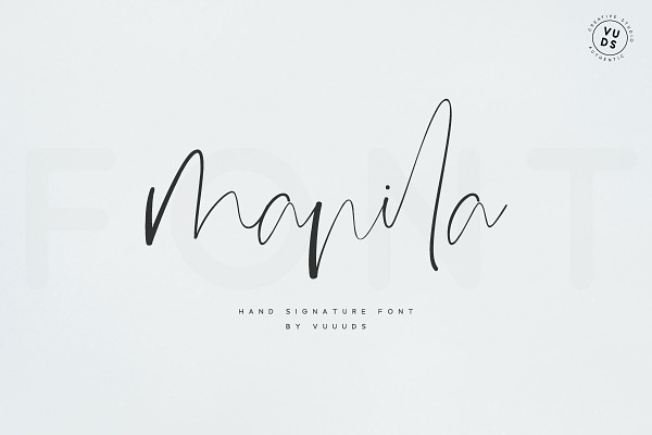 Manila | Stunning Script Fonts ~ Creative Market