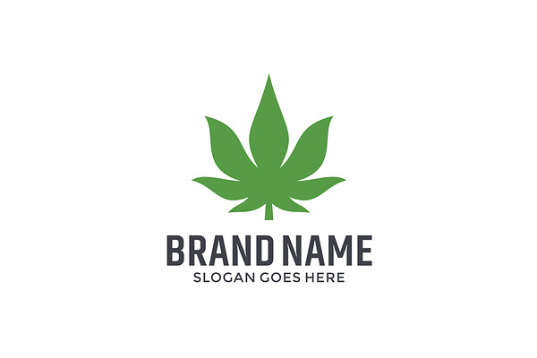 Cannabis Logo Template | Creative Illustrator Templates ~ Creative Market