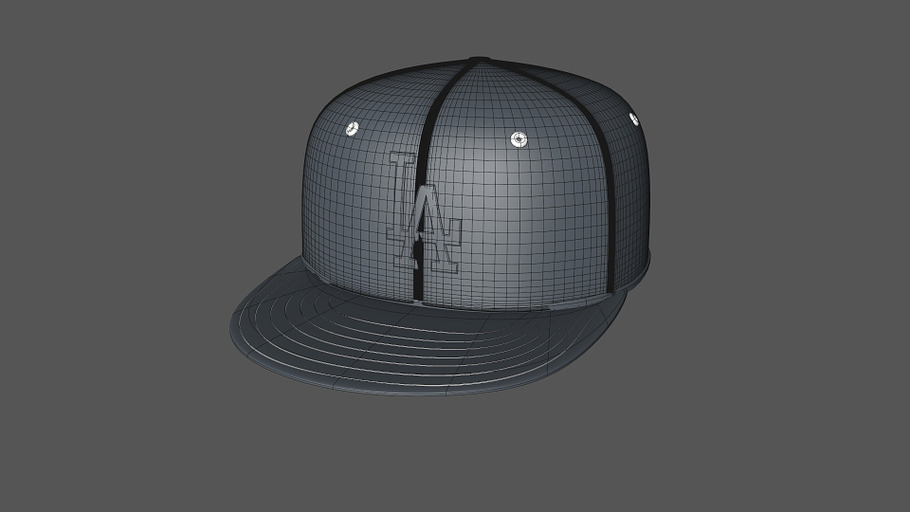 New York Yankees New Era Cap 3D model