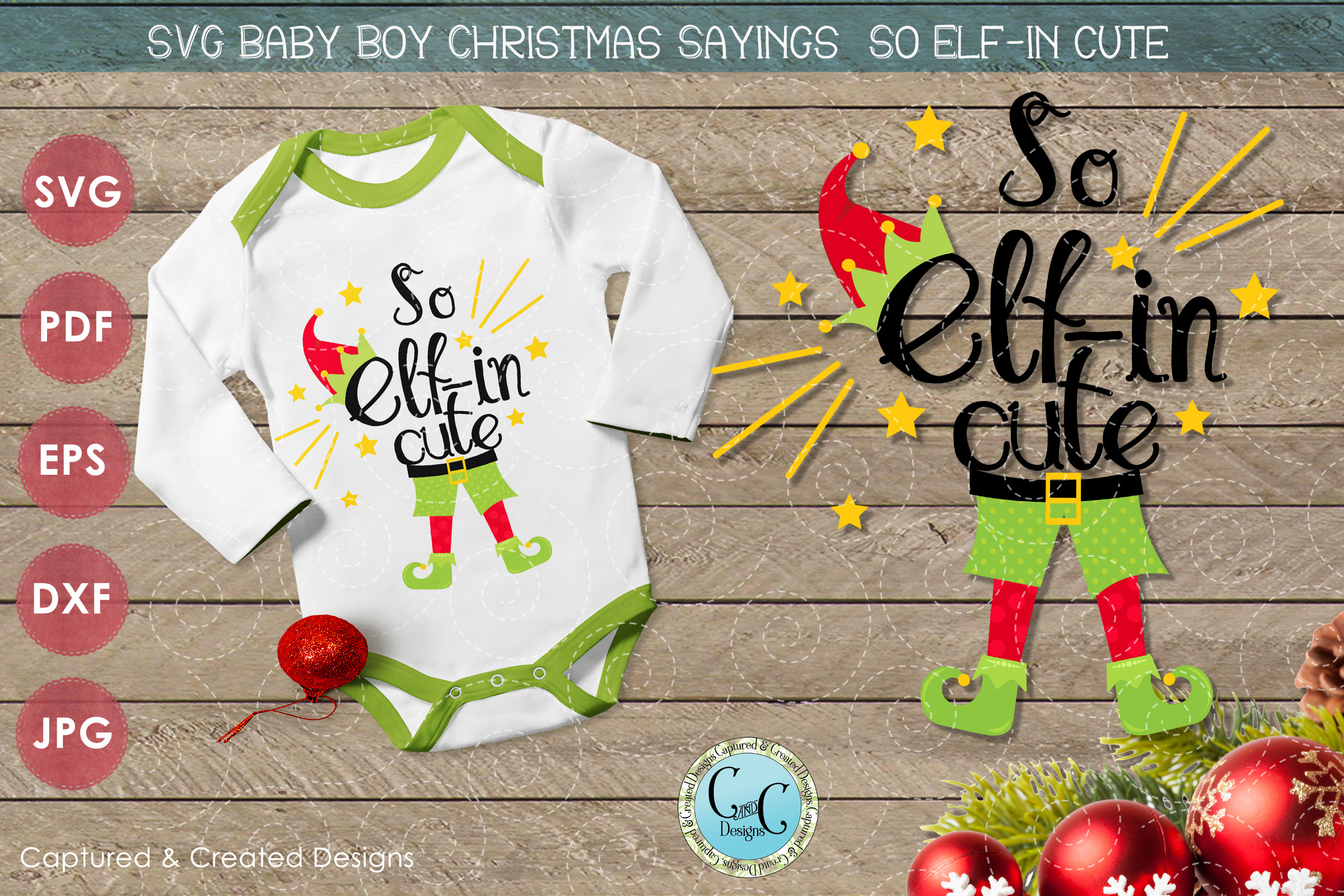 Download Svg Christmas Sayings So Elf In Cute Pre Designed Vector Graphics Creative Market