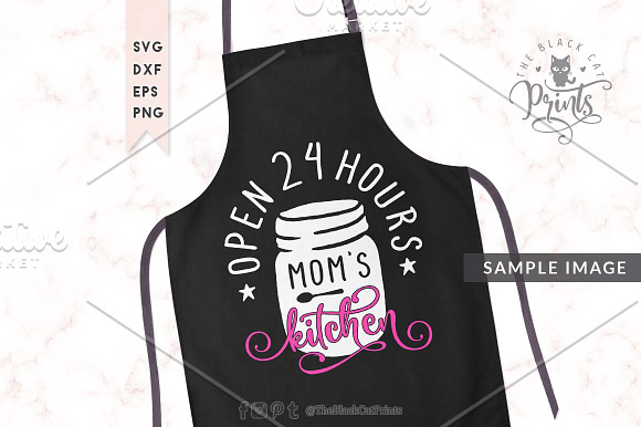 Download Mom S Kitchen Svg Dxf Eps Png Pre Designed Photoshop Graphics Creative Market