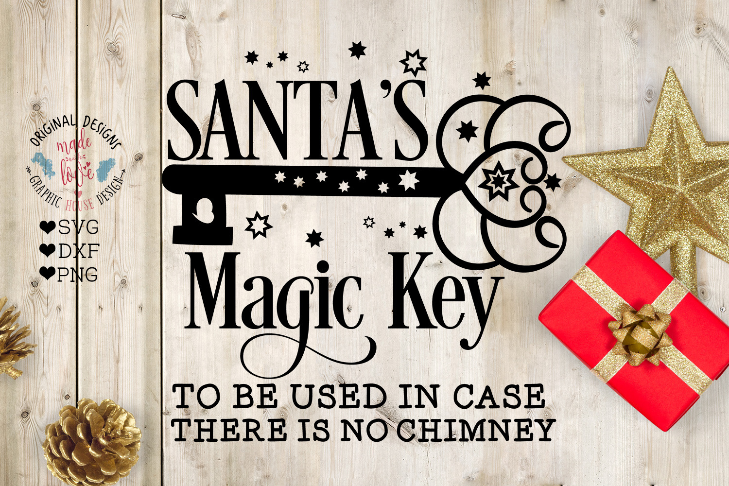 Download Santa Magic Key Christmas Cut File Pre Designed Photoshop Graphics Creative Market PSD Mockup Templates