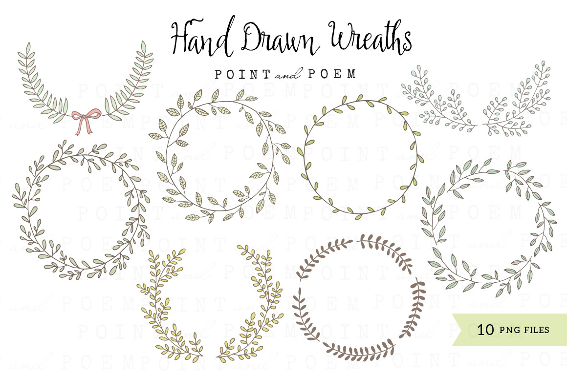 Hand Drawn Laurels | Illustrations ~ Creative Market