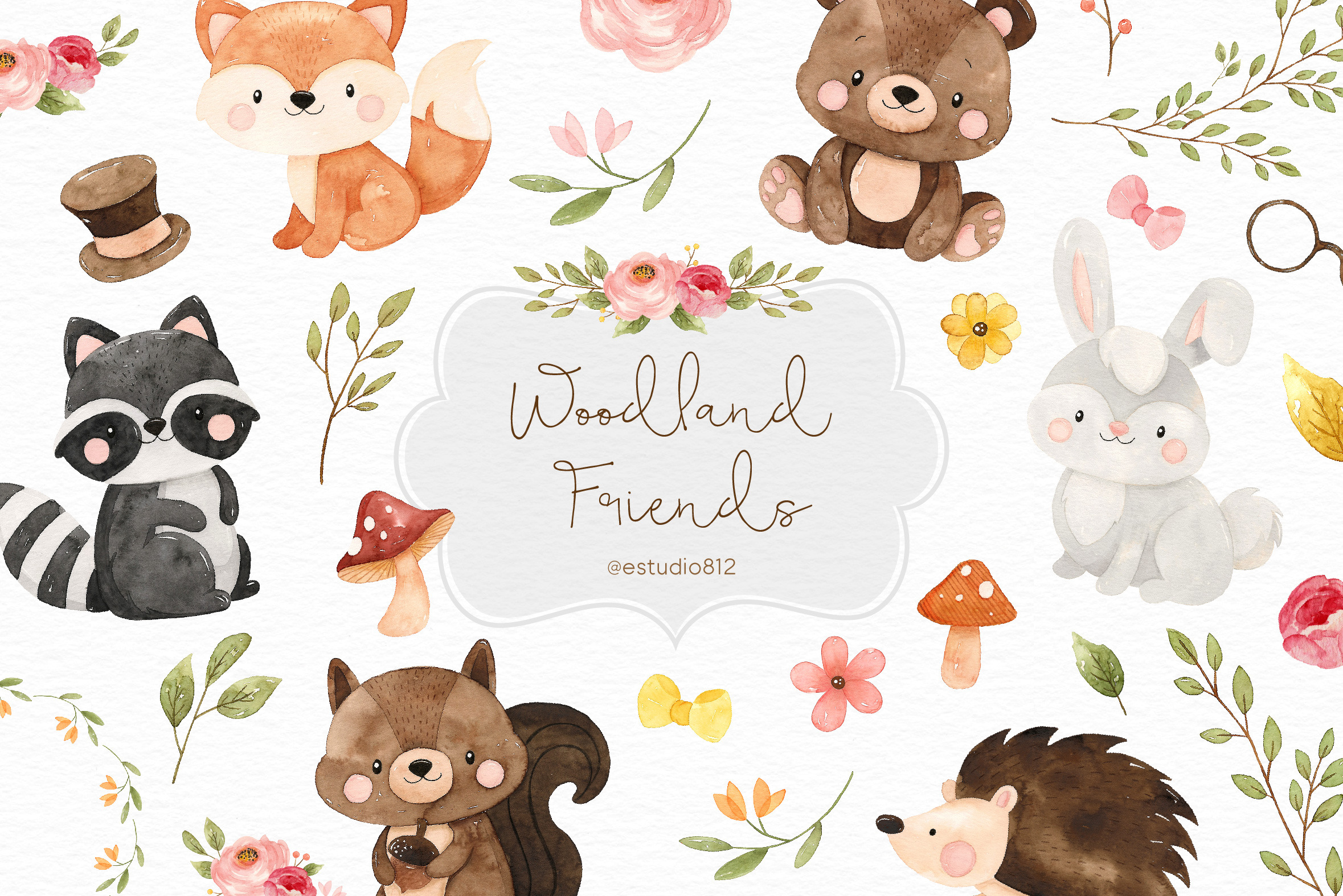 Free Free Woodland Friends Svg 600 SVG PNG EPS DXF File