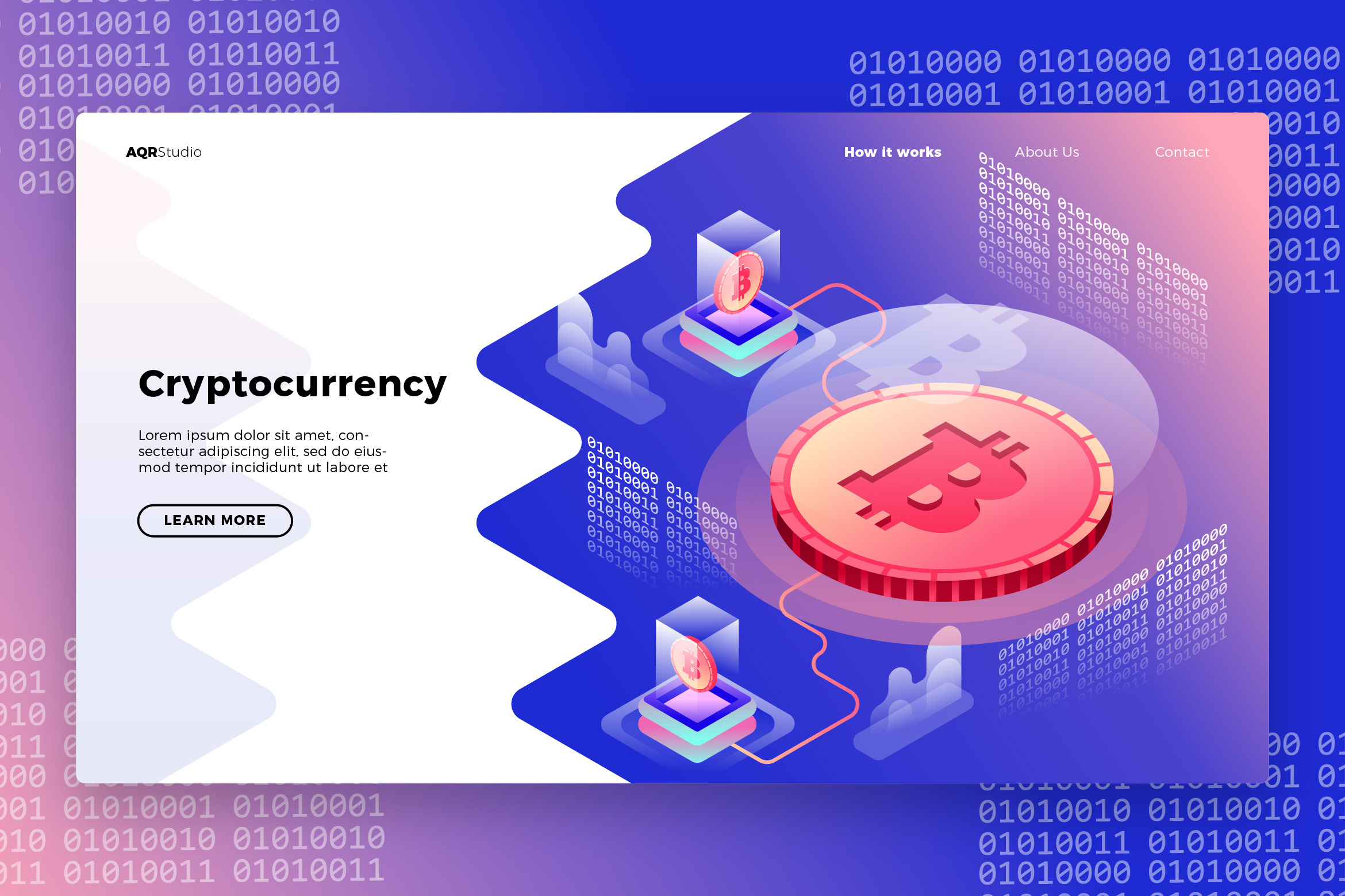 cryptocurrency graphical layout