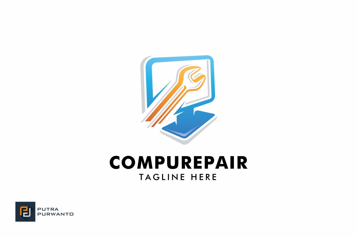 Compurepair - Logo Template | Branding & Logo Templates ~ Creative Market