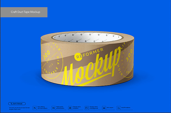 Craft Duct Tape Mockup