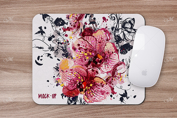 Download Mouse Pad Mock Up Psd Smart Object Creative Photoshop Templates Creative Market