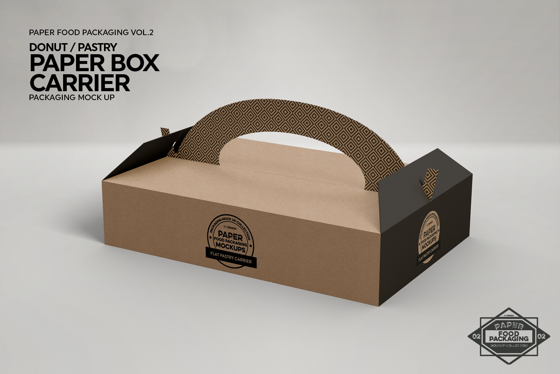 Download Vol 2 Food Box Packaging Mockups Creative Photoshop Templates Creative Market