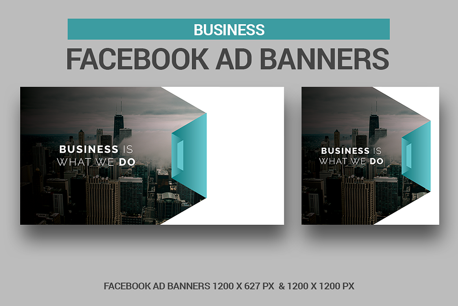 Business Facebook Ad Banners Creative Templates Creative