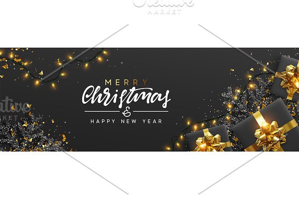 Christmas banner. | Pre-Designed Vector Graphics ~ Creative Market