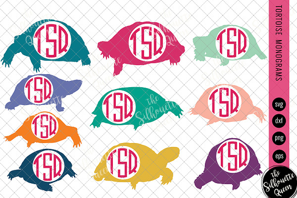 Download Turtle Svg Monogram Svg Pre Designed Illustrator Graphics Creative Market