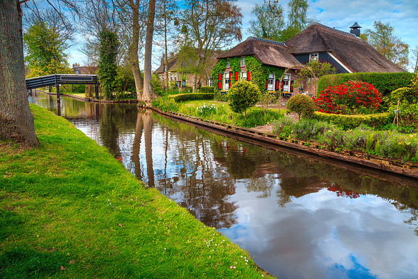 Amazing dutch village, Giethoorn | High-Quality Architecture Stock ...