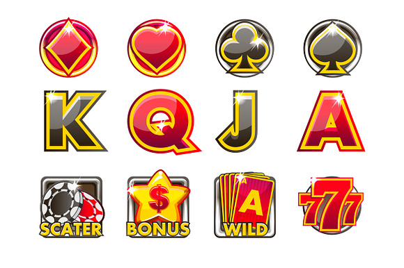 Modelos de slots de fazenda, interface de usuário de jogos de azar para  jogar. menu de ilustração para o jogo, canteiros de jardim.