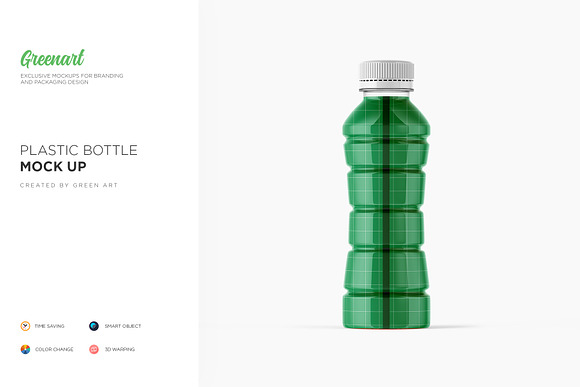 Download Plastic Bottle Mockup Creative Photoshop Templates Creative Market