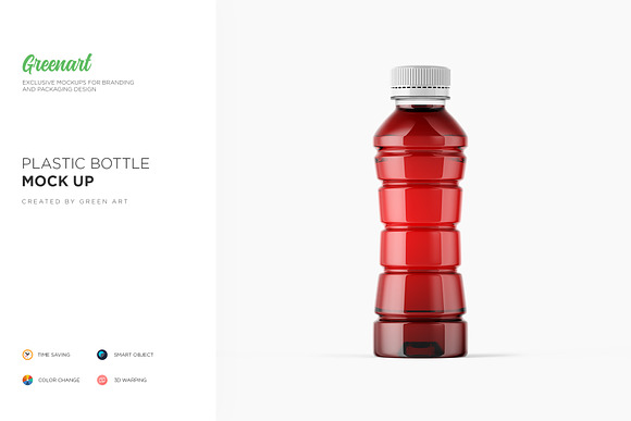 Download Plastic Bottle Mockup Creative Photoshop Templates Creative Market