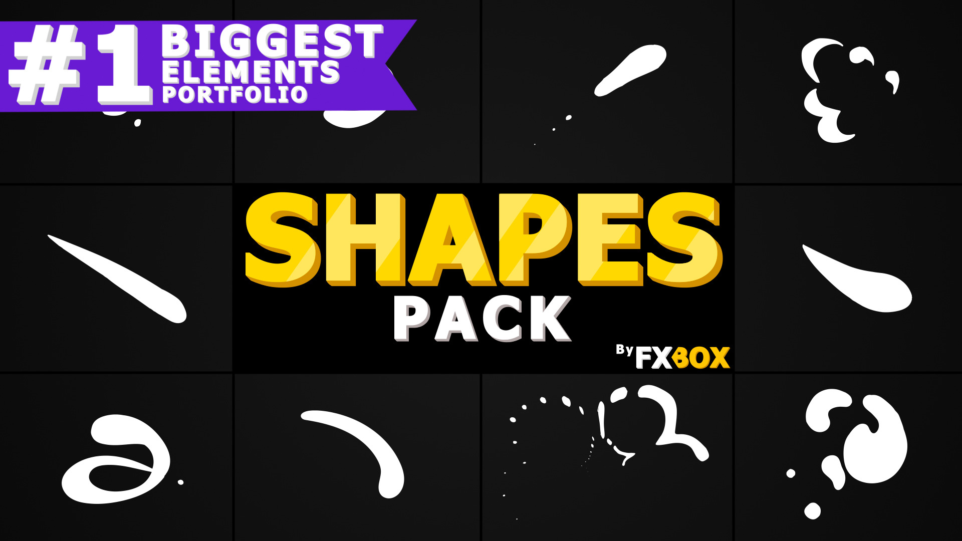 Shape Elements After Effects | Templates & Themes ~ Creative Market