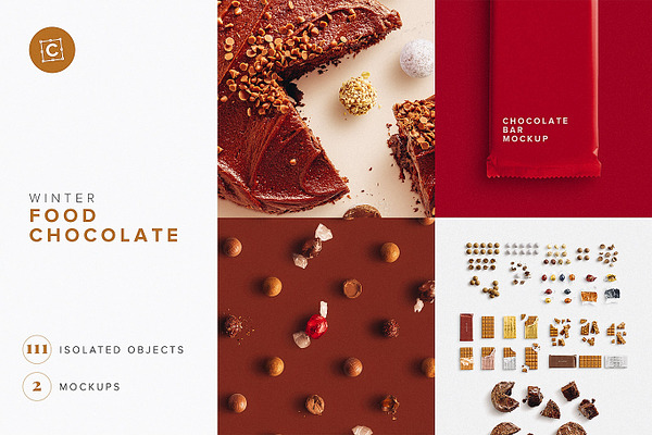 Chocolate Treats Scene Creator | Mockup Templates