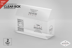 Download Clear Box Set Packaging Mockup Creative Photoshop Templates Creative Market