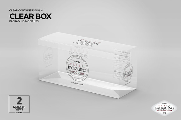 Download Clear Box Packaging Mockup Creative Photoshop Templates Creative Market