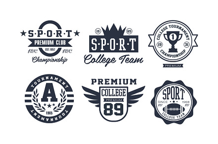 American football t-shirts set By Vozzy Vintage Fonts and Graphics |  TheHungryJPEG