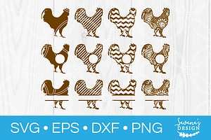 Download Chicken Mandala Svg Chicken Png Pre Designed Photoshop Graphics Creative Market PSD Mockup Templates